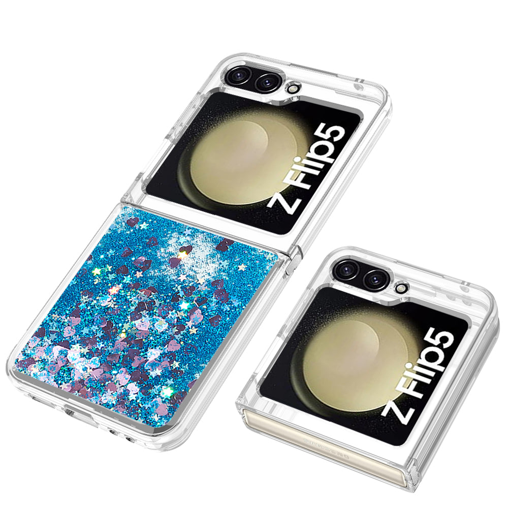 YB Quicksand Series-1 Liquid Phone Case for Samsung Galaxy Z Flip5 5G Floating Glitter Soft TPU Protective Cover YB Quicksand Series-1 Liquid Phone Case for Samsung Galaxy Z Flip5 5G Floating Glitter Soft TPU Protective Cover